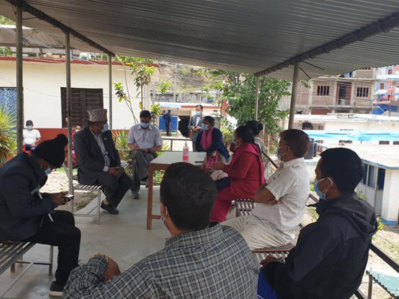 विपद् व्यवस्थापन काेषमा रूकुम पूर्वका स्थानीय तहकाे ५/५ लाख